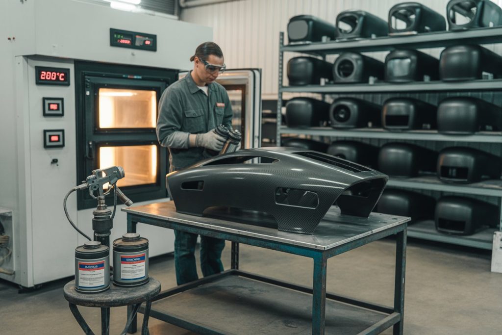 Можно ли сделать Powder Coating на углеродном волокне?